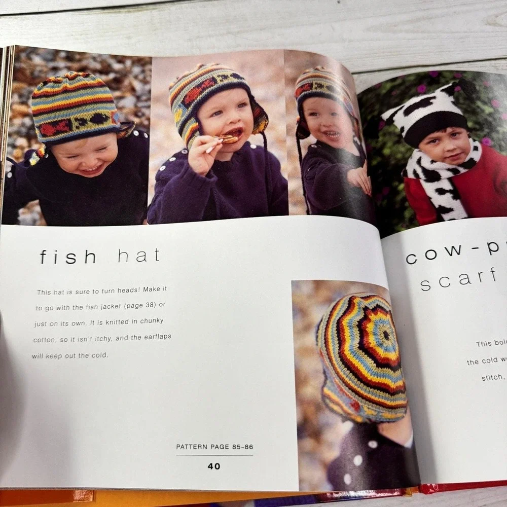 Animal Knits Zoë Mellor 2001 Children Toddler Handknit Patterns